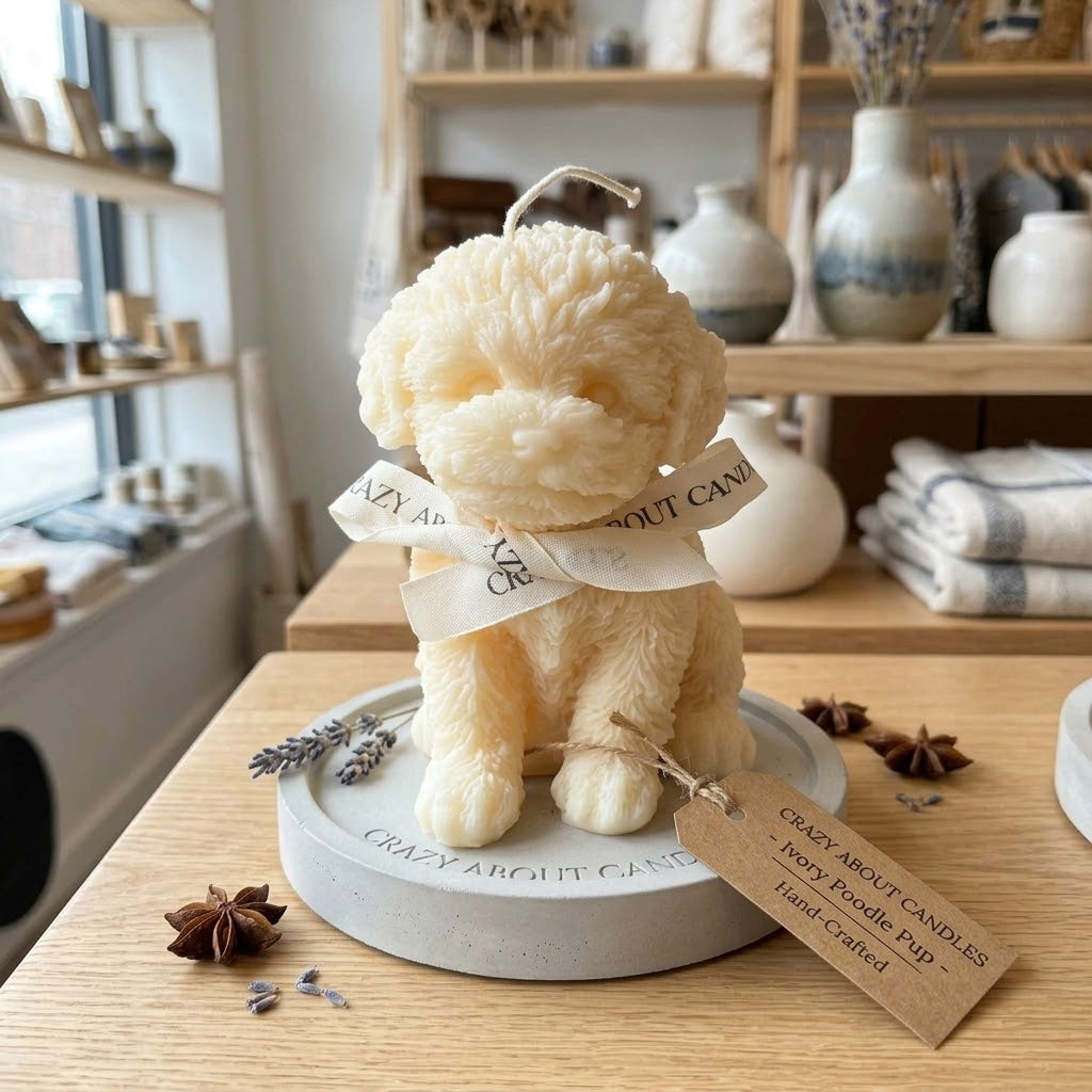 Large Puppy Candle - Perfect for Dog Lovers