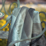 Lustrous Sage and Green Throw