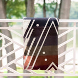 Yachana Collection - Chevron Peach Red Gray and Black