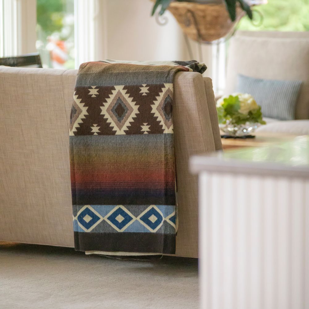 Sunset Diamond Throw