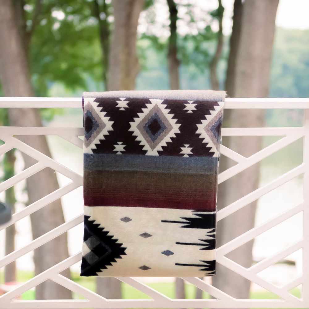 Sunset Diamond Throw