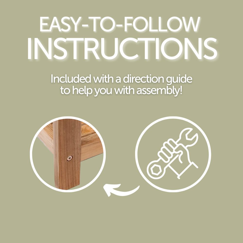 Norwegian Natural Teak Shower and Bath Curved Spa Bench with Shelf - 30"