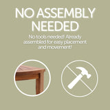 Tanzania Oiled Teak Shower and Bath Corner Stool with Shelf - 17.5"