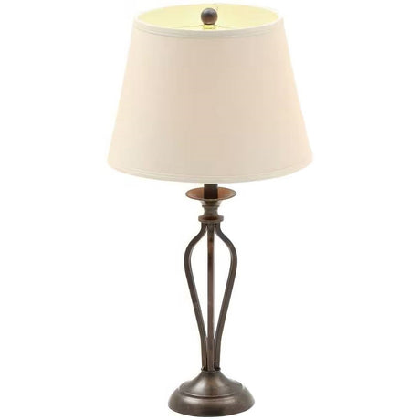 Traditional Bronze Finish Table Lamp