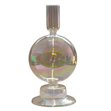 Set of 2 Rainbow Prism Bauble Candle Holders