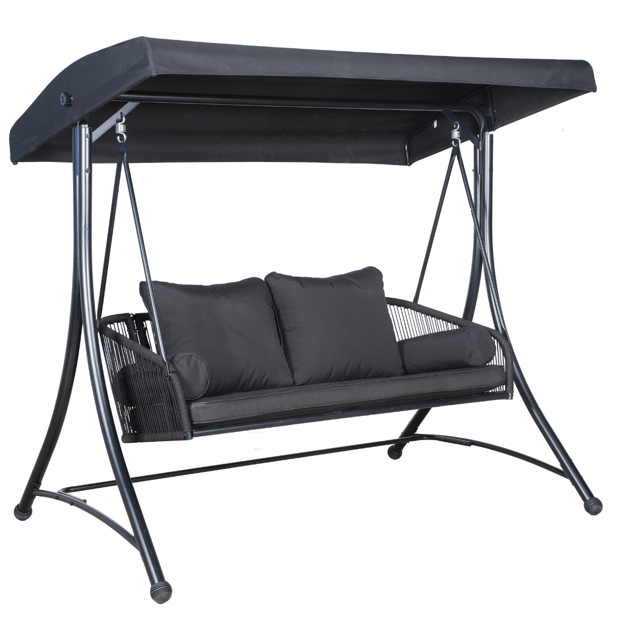 East Green Ramona Patio Swing with Canopy Stand