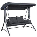 East Green Ramona Patio Swing with Canopy Stand
