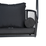 East Green Ramona Patio Swing with Canopy Stand