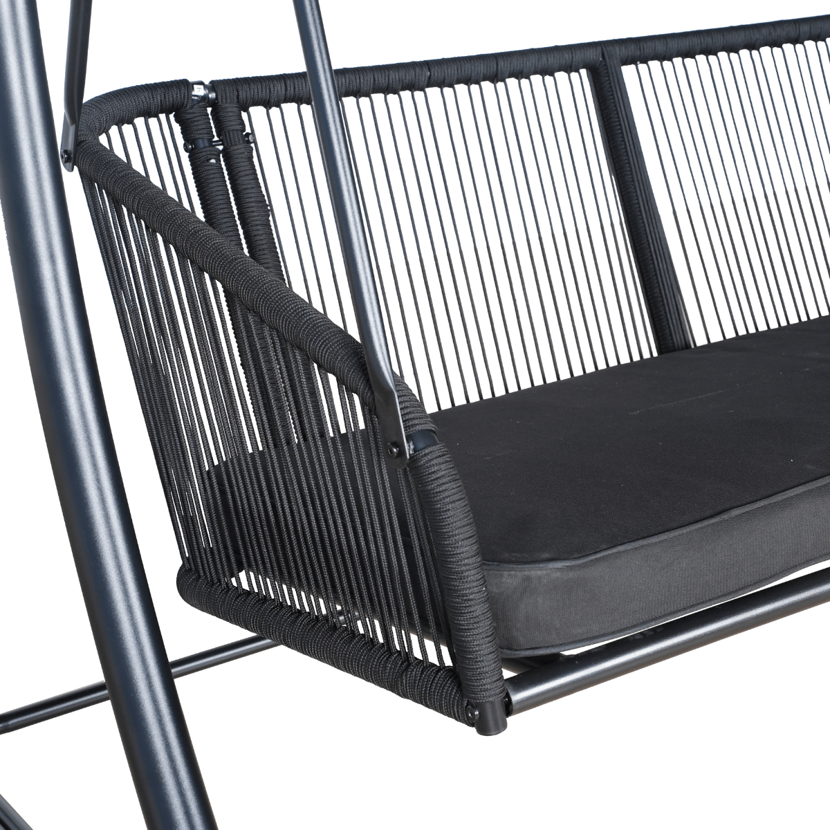East Green Ramona Patio Swing with Canopy Stand