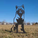 Alaskan Malamute Garden Stake