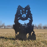 Pomeranian Garden Stake