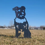 Schnauzer Garden Stake