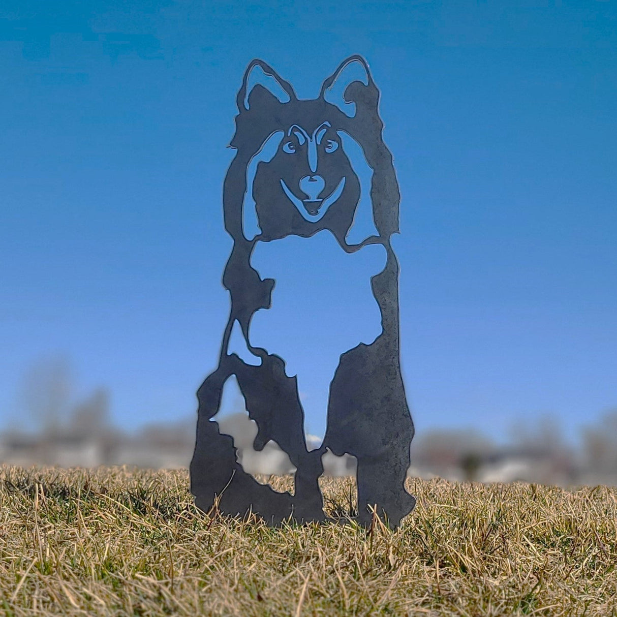 Shetland Sheepdog Garden Stake