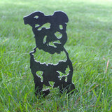 Schnauzer Garden Stake