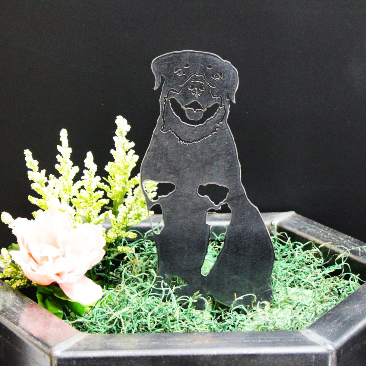 Rottweiler Garden Stake