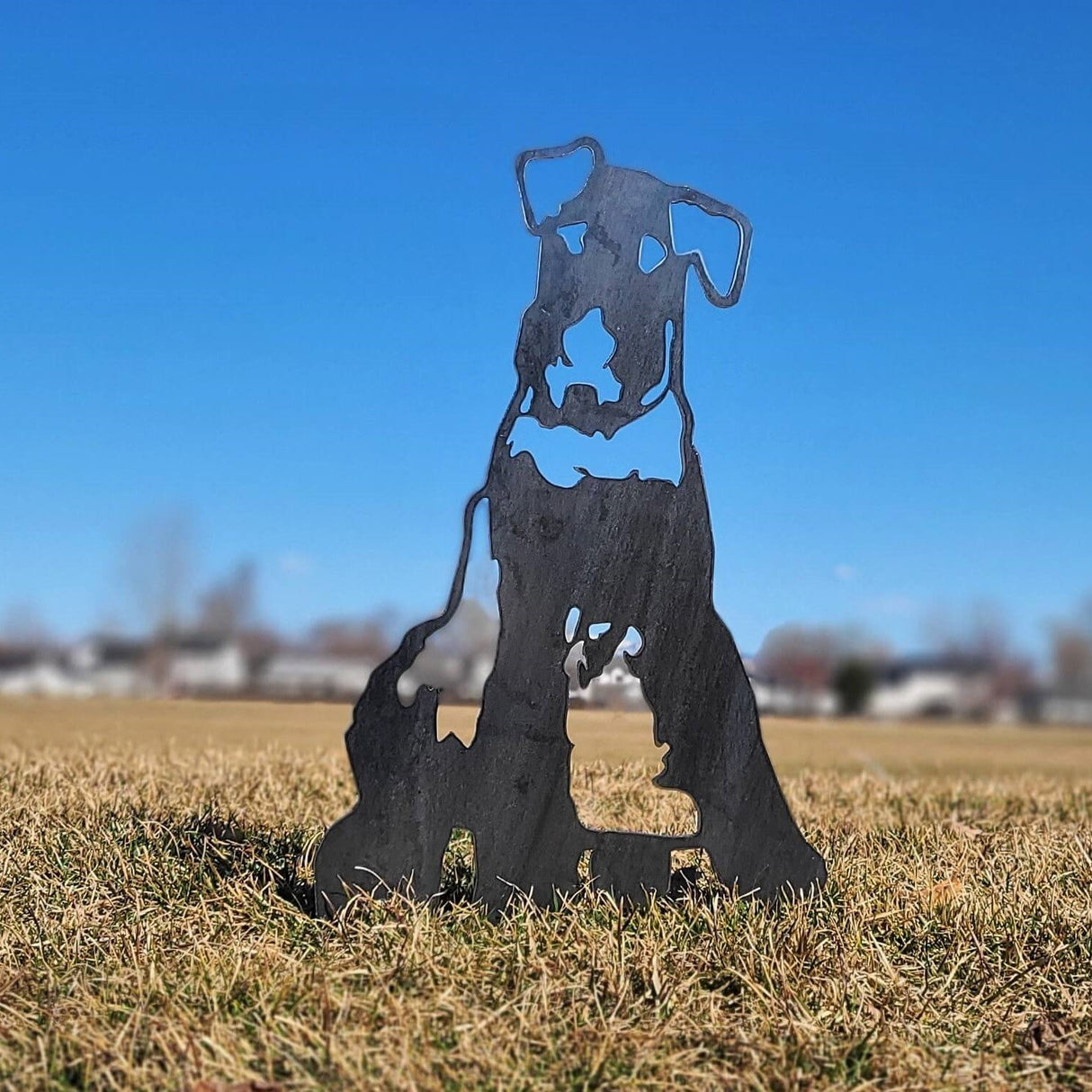 Airedale Terrier Garden Stake