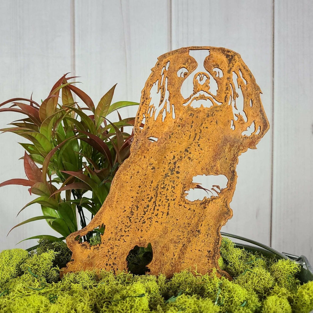 Cavalier King Charles Spaniel Garden Stake