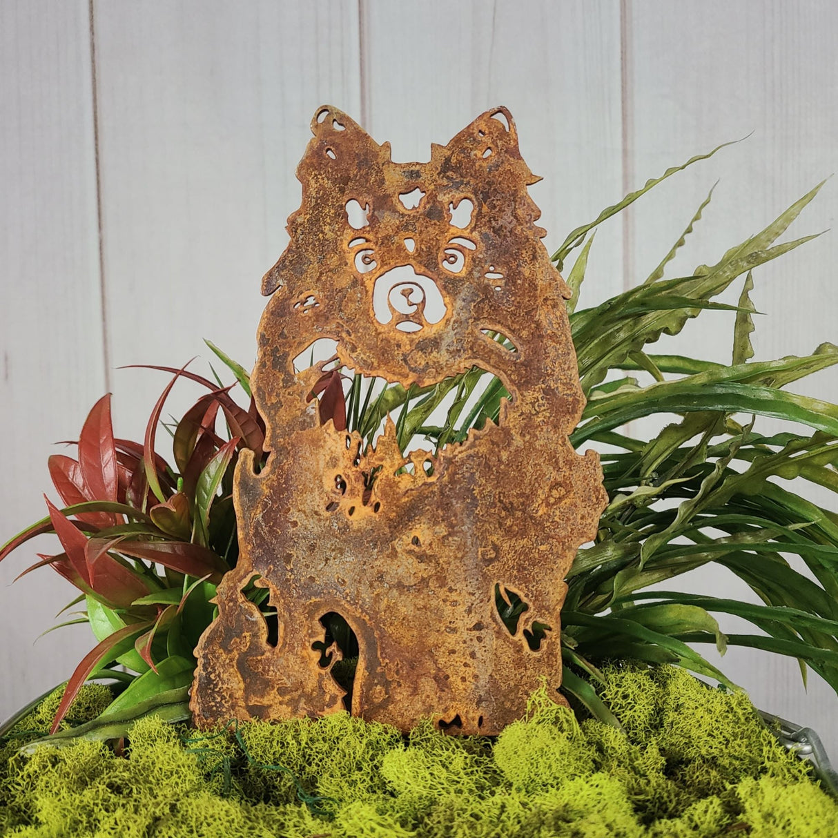 Pomeranian Garden Stake