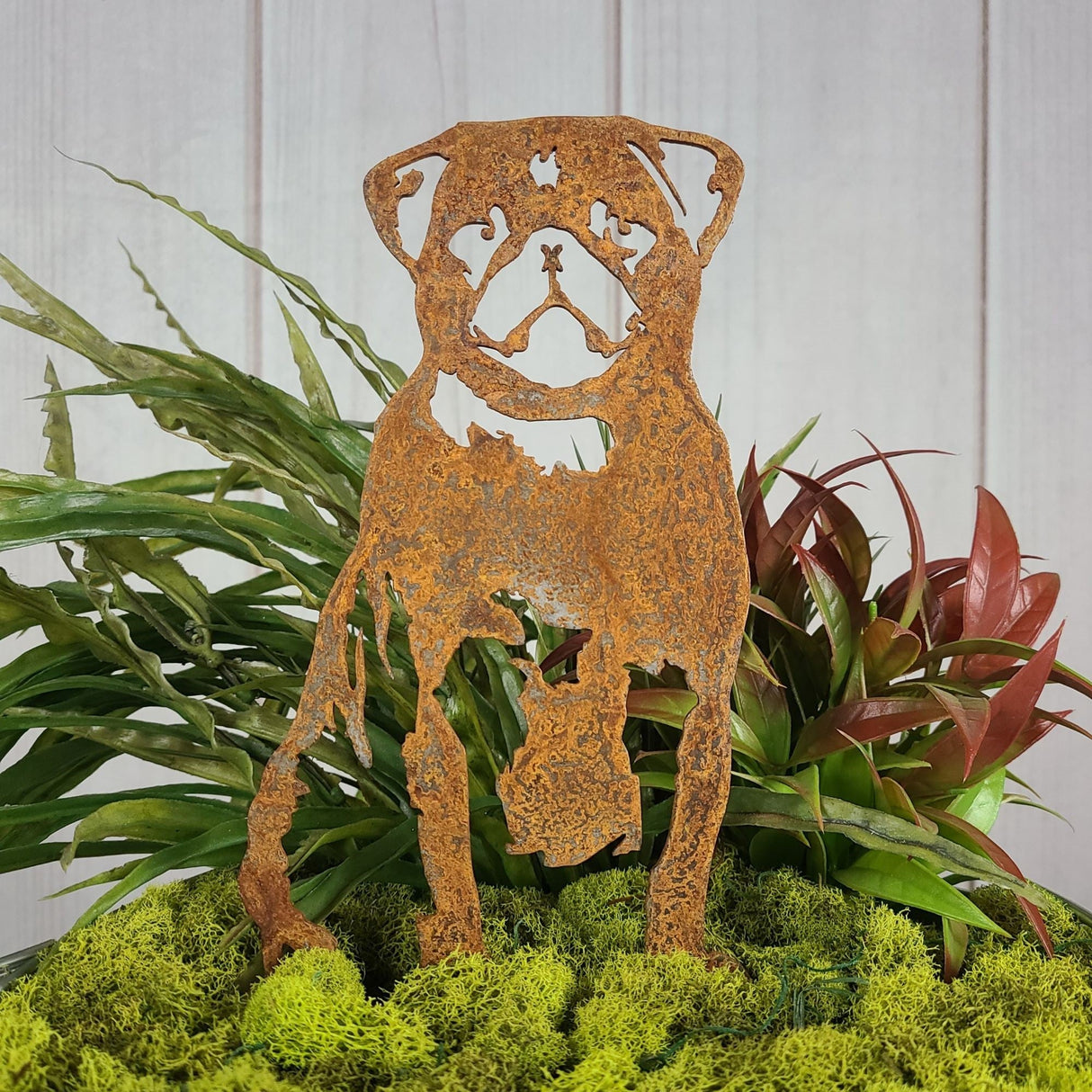 Pug Garden Stake