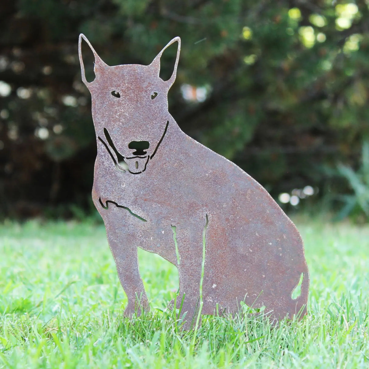 Bull Terrier Garden Stake