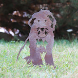 Old English Sheepdog Garden Stake