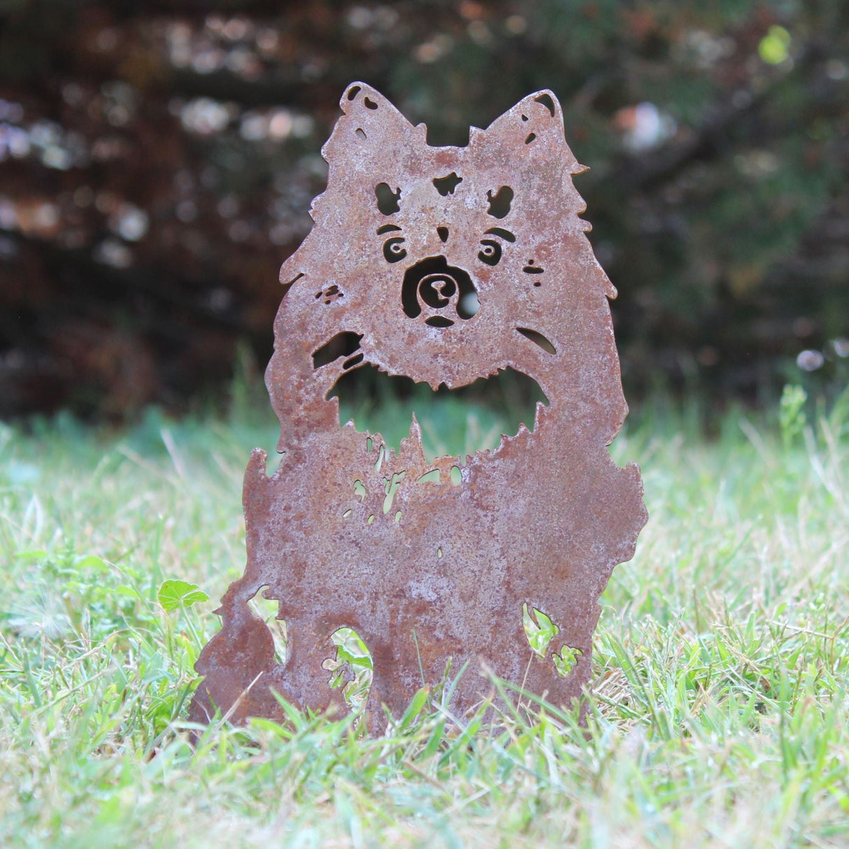 Pomeranian Garden Stake