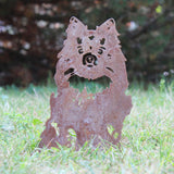 Pomeranian Garden Stake