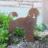 Portuguese Water Dog Garden Stake