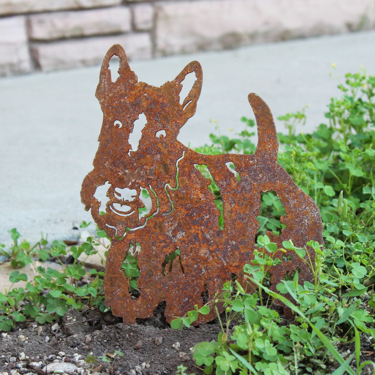 Scottish Terrier Garden Stake