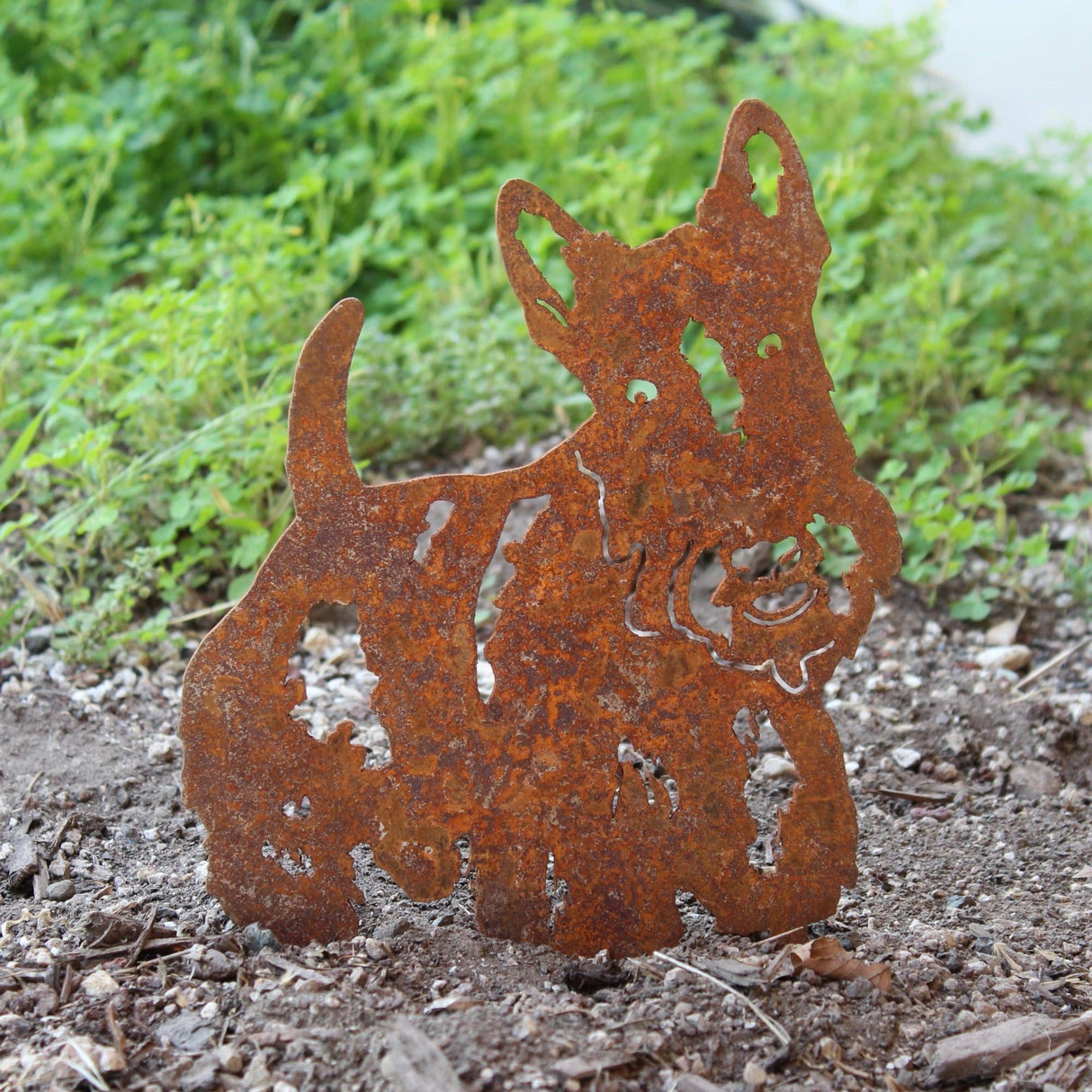 Scottish Terrier Garden Stake