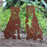 American Staffordshire Terrier Metal Art – Handcrafted Dog Décor