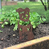 Schnauzer Garden Stake