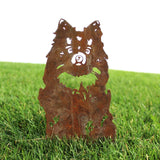 Pomeranian Garden Stake