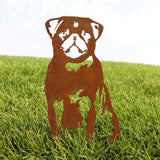 Pug Garden Stake