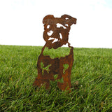Schnauzer Garden Stake