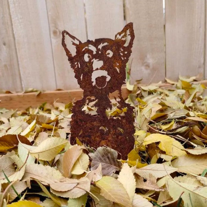 Yorkshire Terrier Garden Stake
