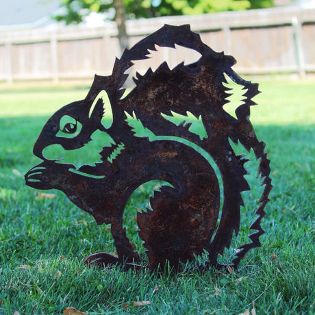 Squirrel Garden Stake