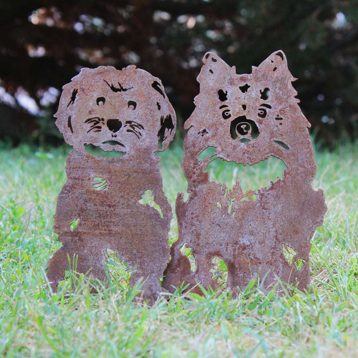 Maltese Garden Stake