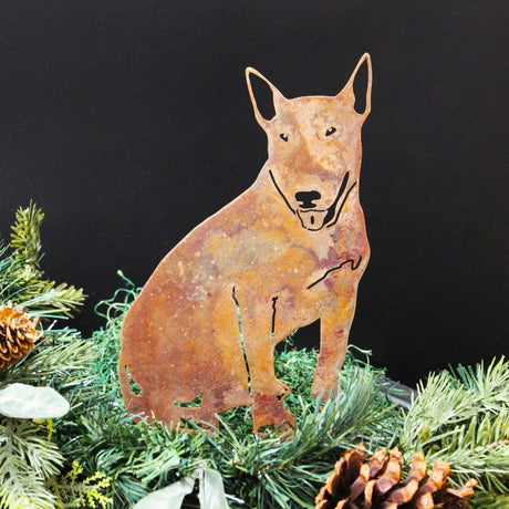 Bull Terrier Garden Stake