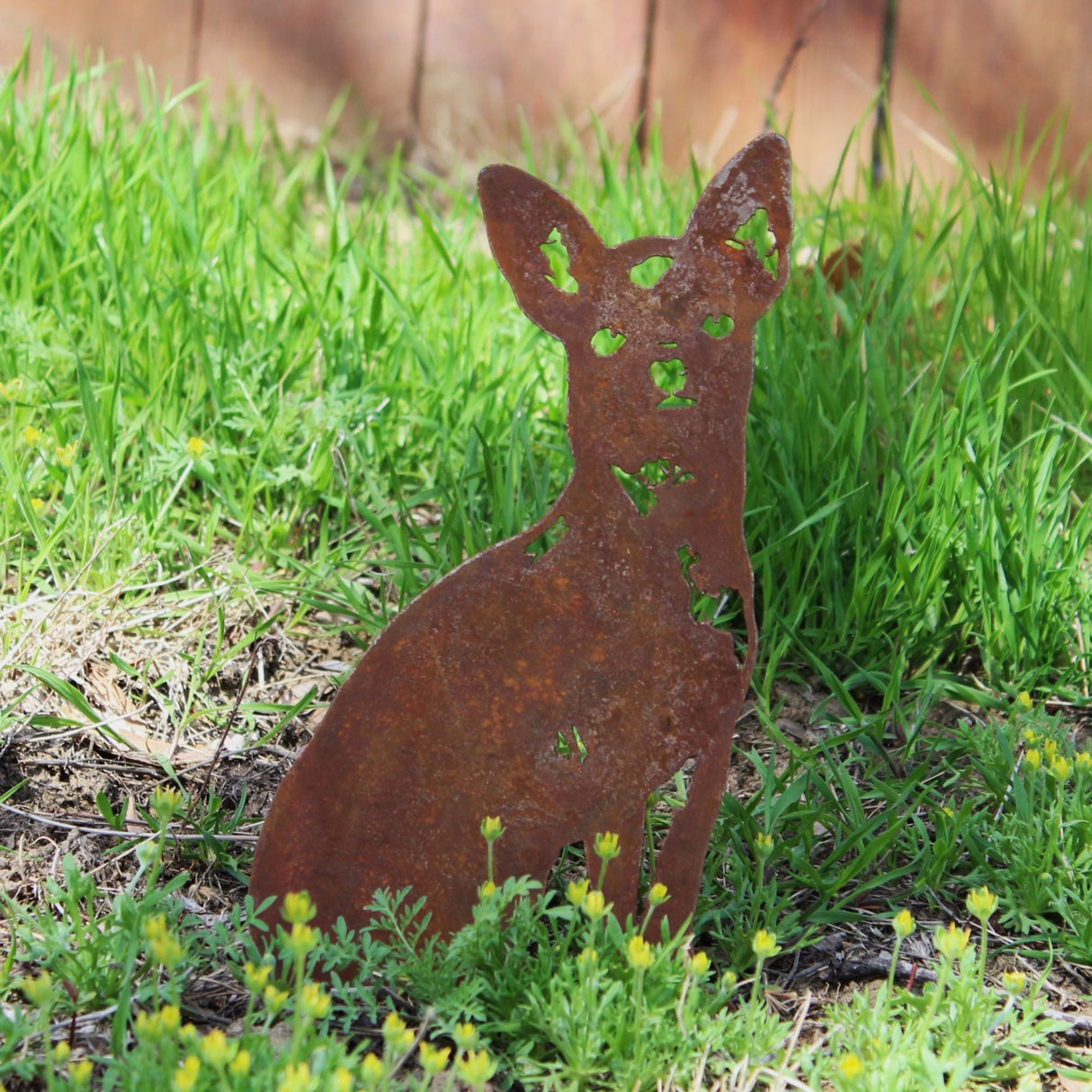 Chihuahua Garden Stake
