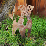 Jack Russell Terrier Garden Stake