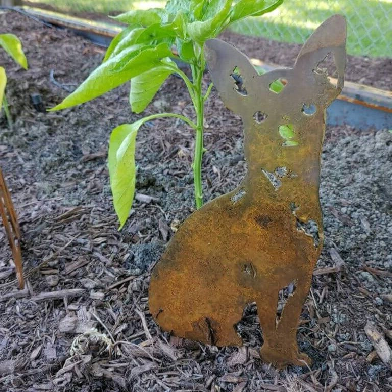 Chihuahua Garden Stake