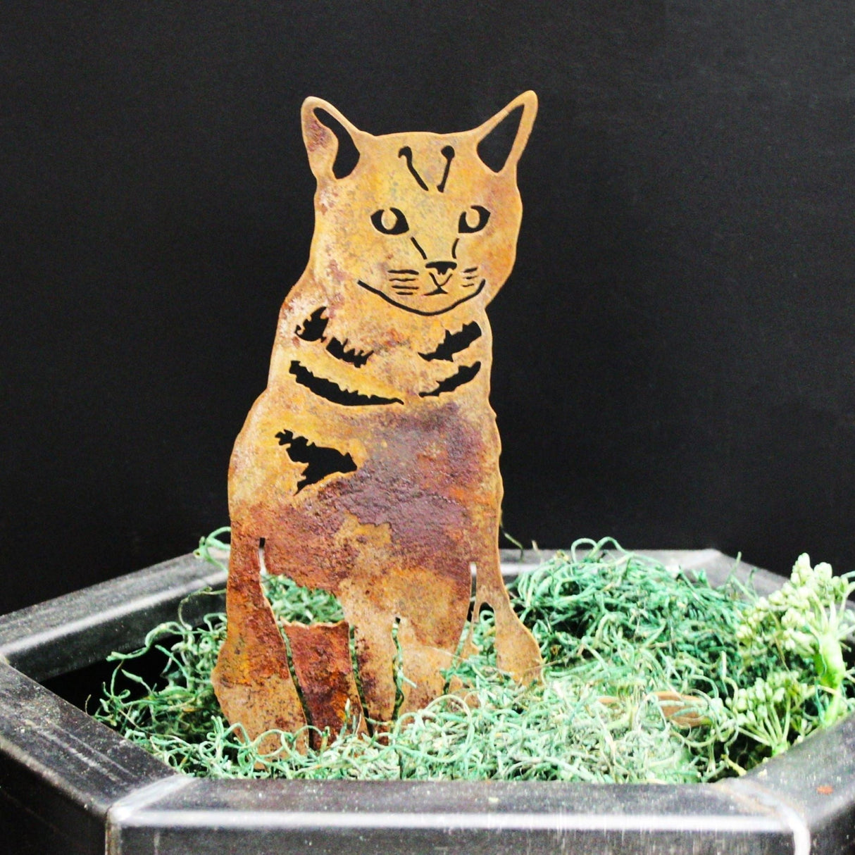 Shorthair Tabby Garden Stake