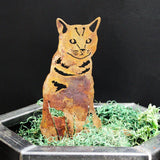 Shorthair Tabby Garden Stake