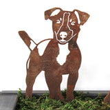 Jack Russell Terrier Garden Stake