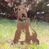 Airedale Terrier Garden Stake