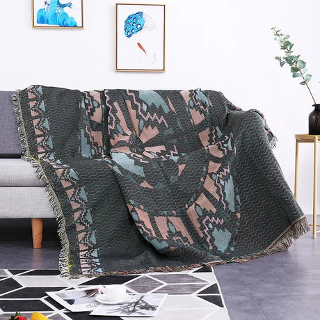 Butterfly Carp Sofa Blanket