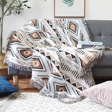 Butterfly Carp Sofa Blanket