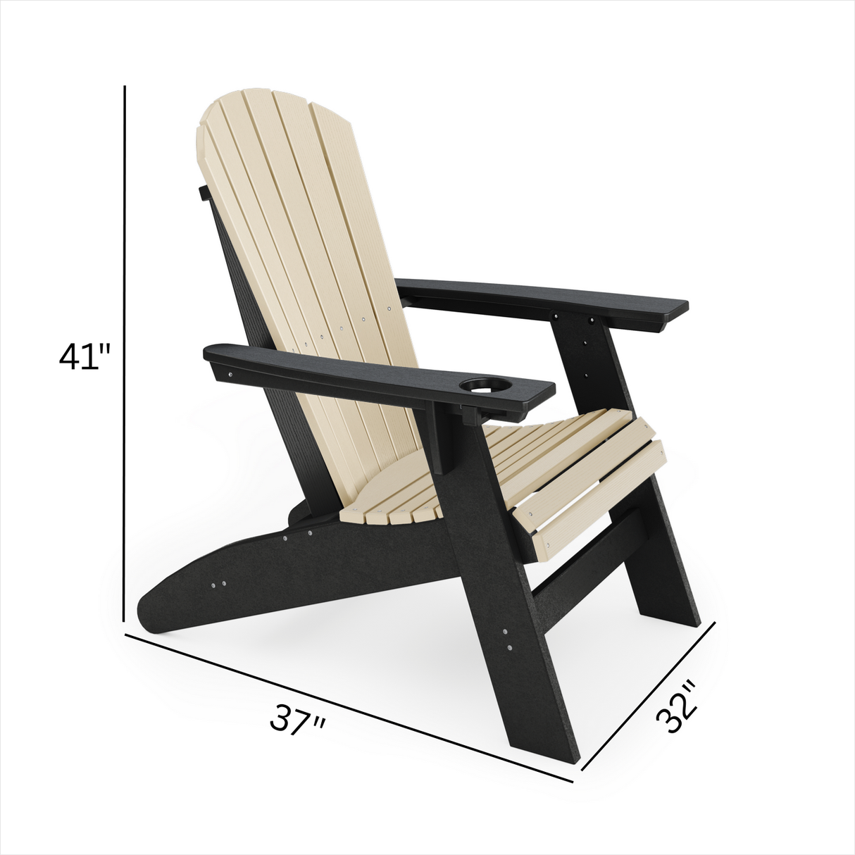 St. Simons Curved Back Adirondack Chair