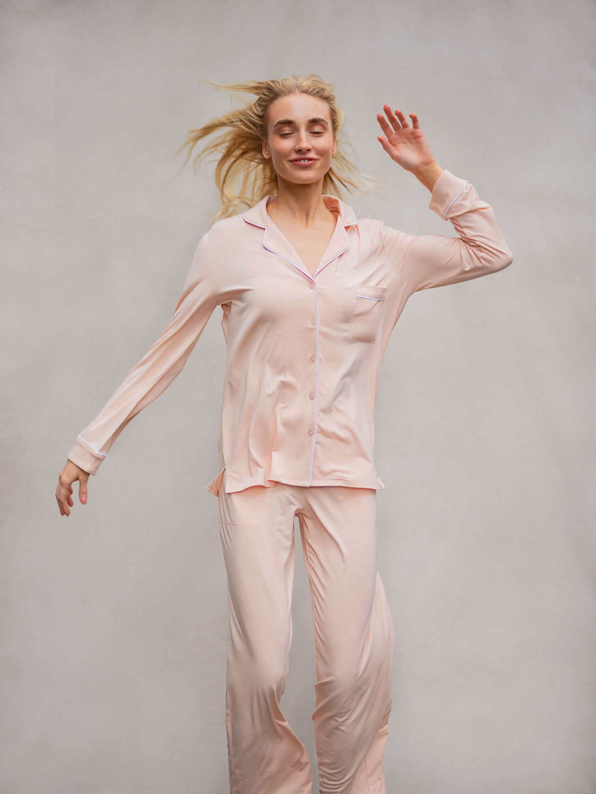 Cooling Modal Long Pajama Set